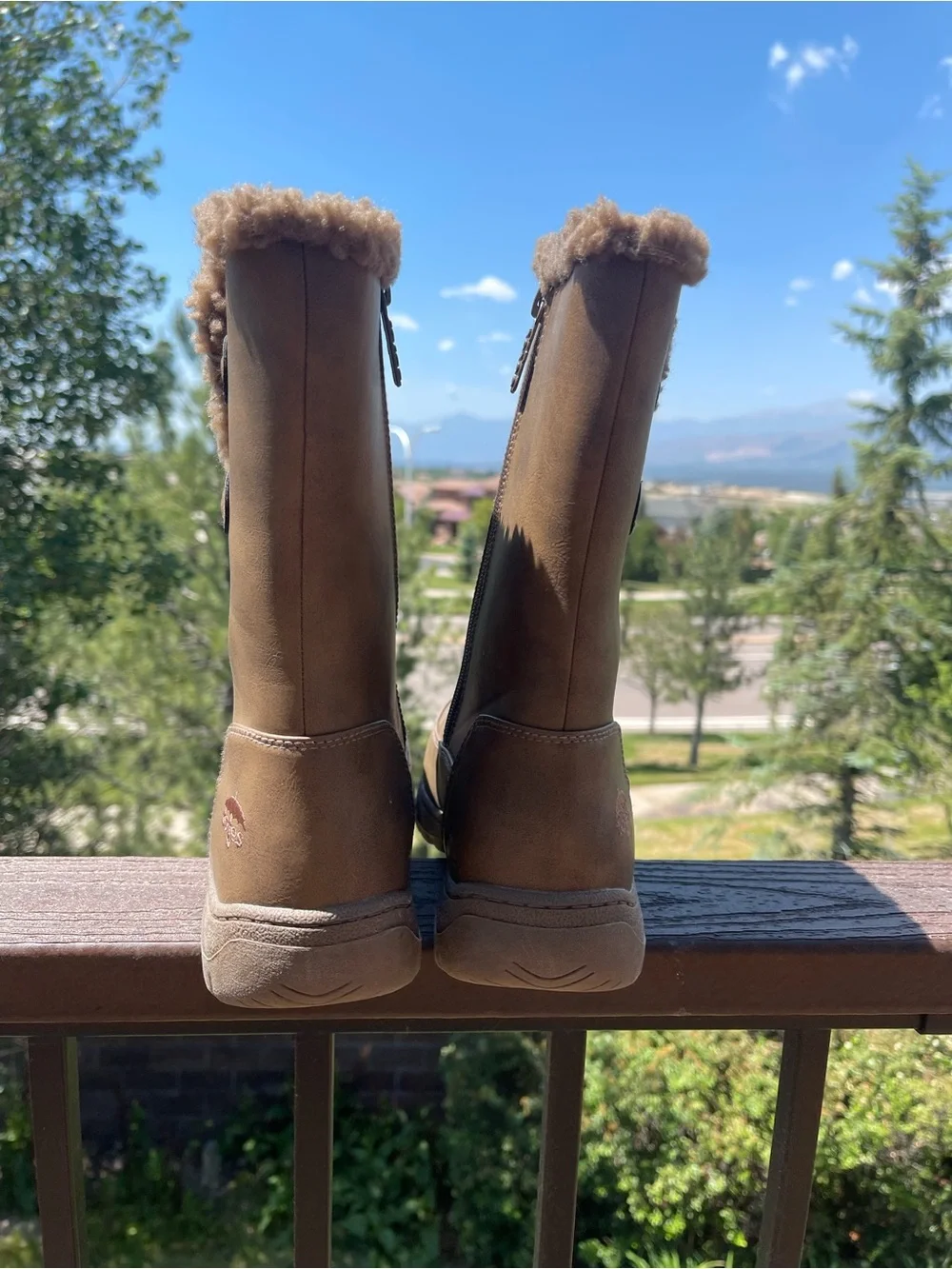 Women’s Totes Nala Boots-Brown Insulated Faux Leather